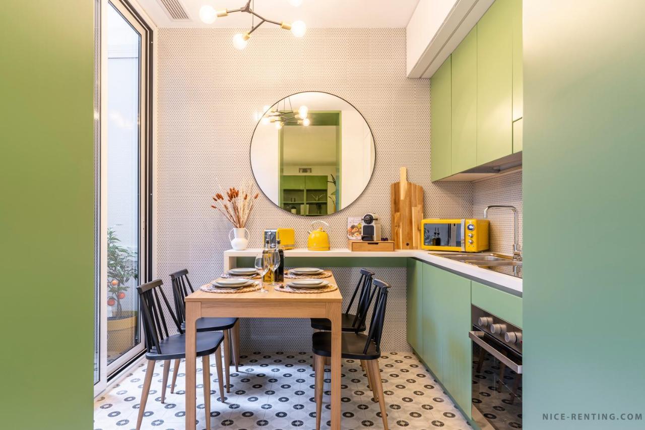 Nice Renting - Bavastro - Luxurious Loft - 2 Bedroom - Ac - Balcony - Trendy Neighborhood المظهر الخارجي الصورة