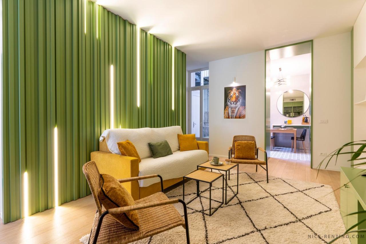 Nice Renting - Bavastro - Luxurious Loft - 2 Bedroom - Ac - Balcony - Trendy Neighborhood المظهر الخارجي الصورة