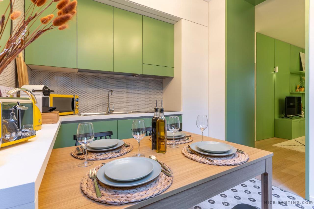 Nice Renting - Bavastro - Luxurious Loft - 2 Bedroom - Ac - Balcony - Trendy Neighborhood المظهر الخارجي الصورة