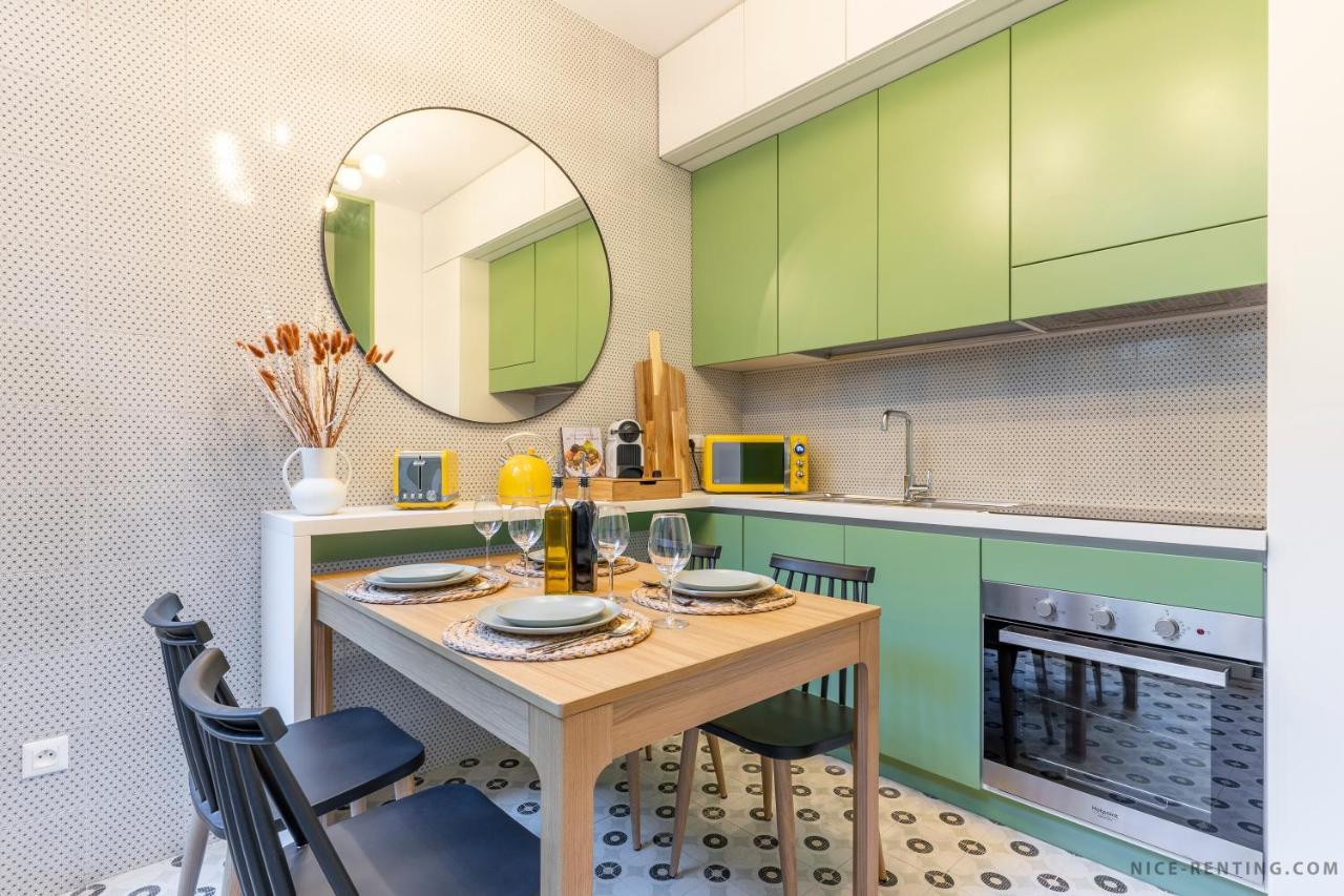 Nice Renting - Bavastro - Luxurious Loft - 2 Bedroom - Ac - Balcony - Trendy Neighborhood المظهر الخارجي الصورة